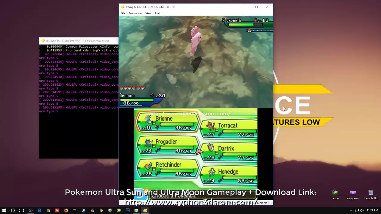 pokemon ultra sun rom decrypted download